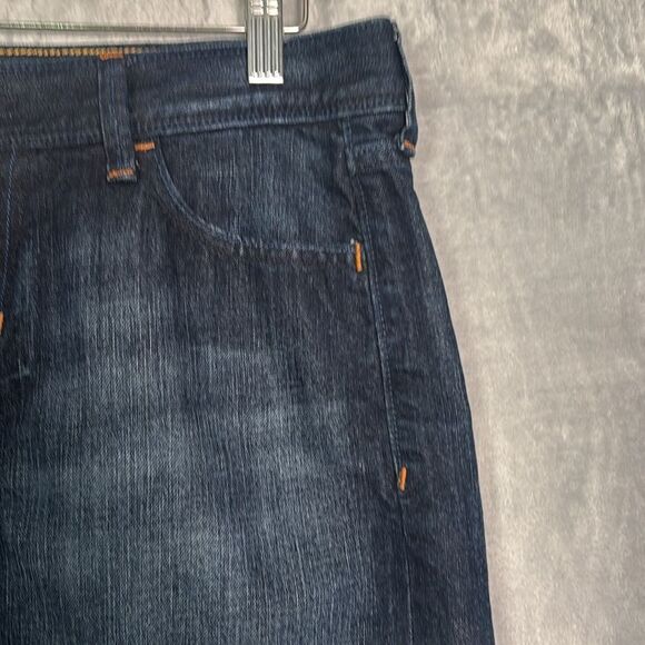 Old Navy Dark Wash Mini Denim Jean Skirt Size 6 - Picture 2 of 8